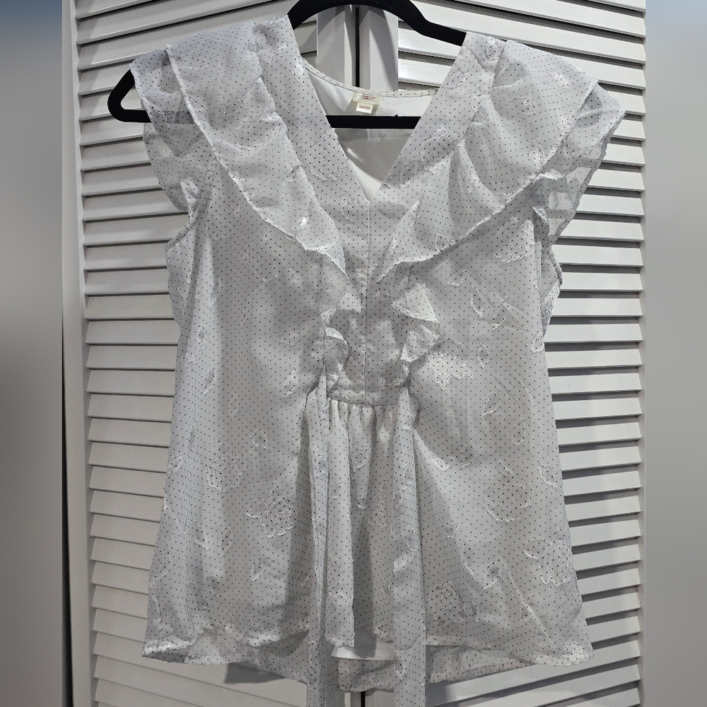 Anthropologie Autres Filles Romantic Cottagecore Ruffle Blouse XS